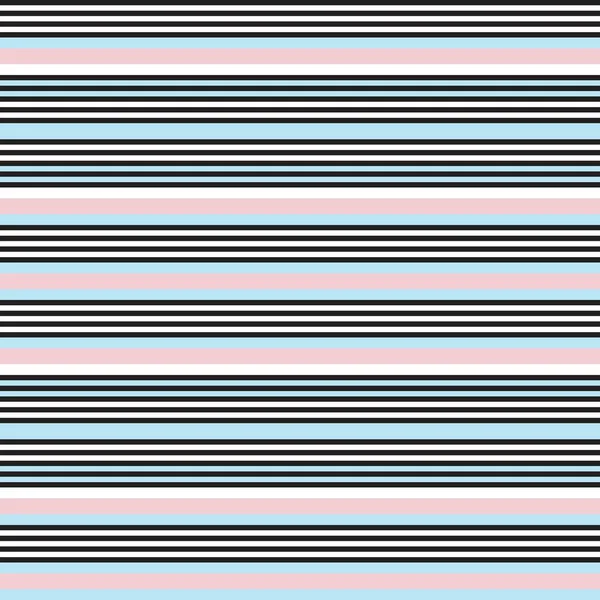 Pink Horizontal Striped Seamless Pattern Background 그래픽 — 스톡 벡터