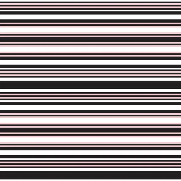 Pink Horizontal Striped Seamless Pattern Background 그래픽 — 스톡 벡터