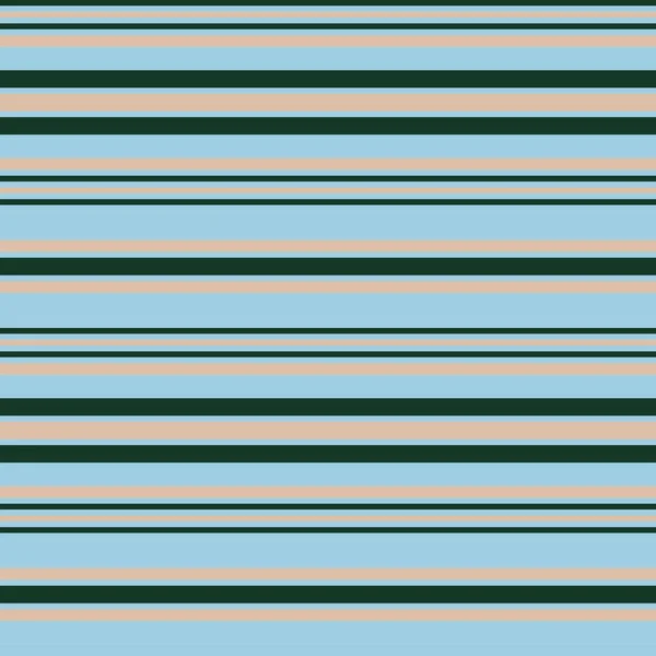 Небесно Блакитний Горизонтальний Смугастий Безшовний Візерунок Підходить Модного Текстилю Графіки — стоковий вектор
