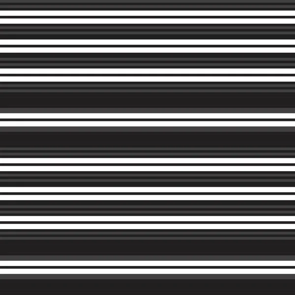 Black White Horizontal Striped Seamless Pattern Background Suitable Fashion Textiles — Stock Vector