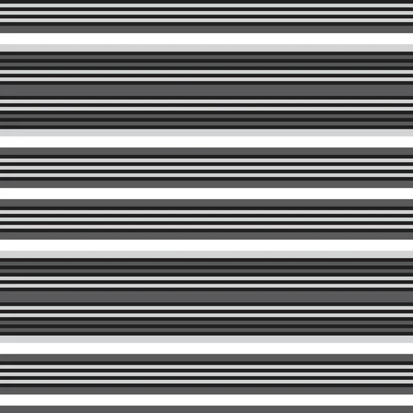 Blanco Negro Fondo Patrón Sin Costuras Rayas Horizontales Adecuado Para — Vector de stock