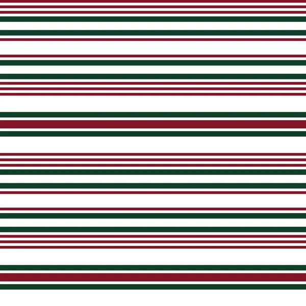 Christmas Horizontal Striped Seamless Pattern Background Suitable Fashion Textiles Graphics — Stock Vector