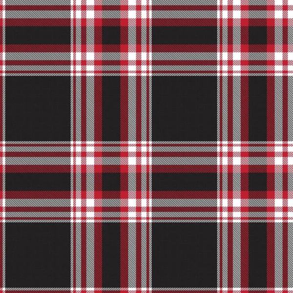 Red Glen Plaid Texturizado Padrão Sem Costura Adequado Para Têxteis — Vetor de Stock