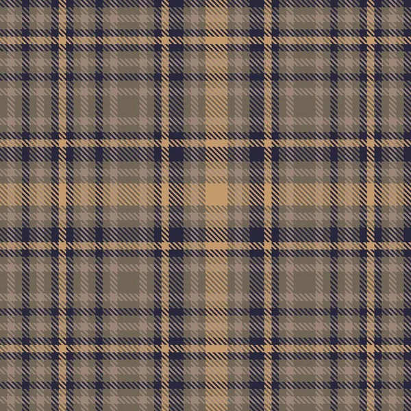 Brown Glen Plaid Текстурований Безшовний Візерунок Придатний Модного Текстилю Графіки — стоковий вектор