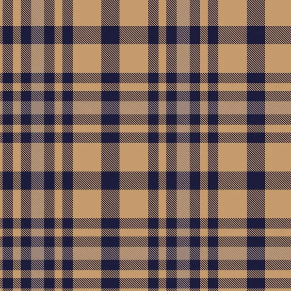 Brown Glen Plaid Motif Sans Couture Texturé Adapté Aux Textiles — Image vectorielle