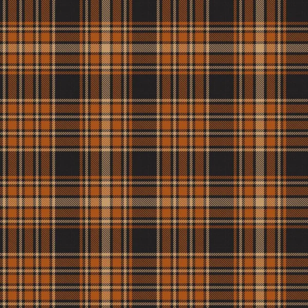 Orange Glen Plaid Texturovaný Bezešvý Vzor Vhodný Pro Módní Textil — Stockový vektor