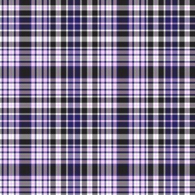 Mor Glen Ekose desenli, moda tekstil ve grafikleri için uygun.