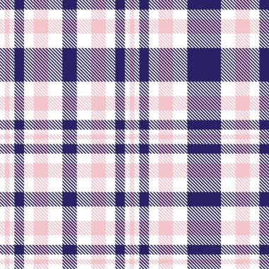 Pembe denizci Glen Ekose desenli moda tekstil ve grafikleri için uygun.