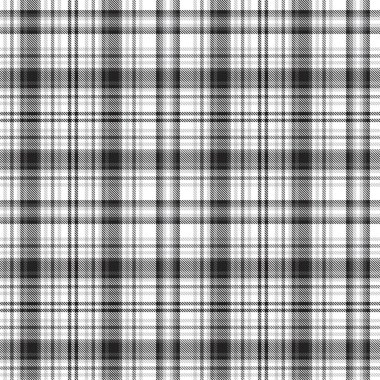 Siyah ve Beyaz Glen Ekose desenli, moda tekstil ve grafikleri için uygun.