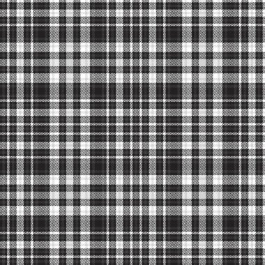 Siyah ve Beyaz Glen Ekose desenli, moda tekstil ve grafikleri için uygun.