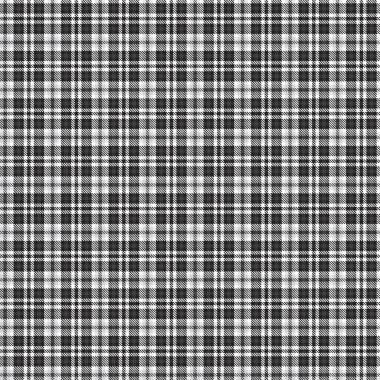 Siyah ve Beyaz Glen Ekose desenli, moda tekstil ve grafikleri için uygun.