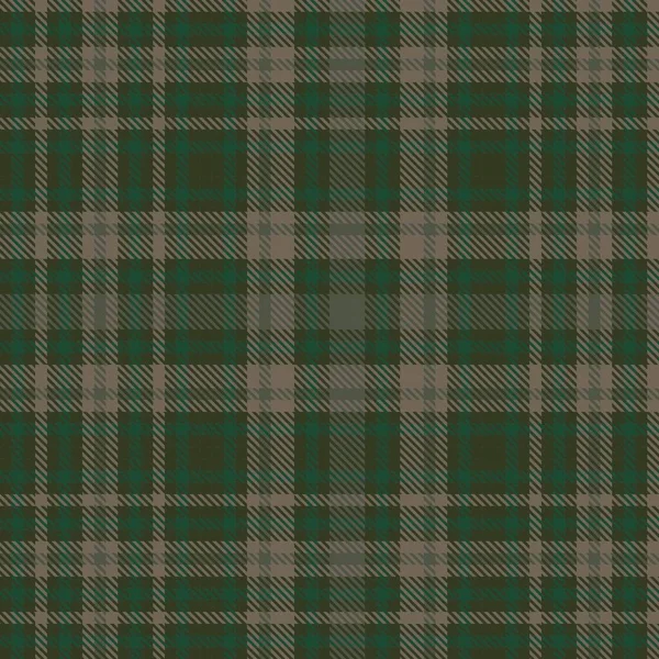 Green Glen Plaid Texturovaný Bezešvý Vzor Vhodný Pro Módní Textil — Stockový vektor