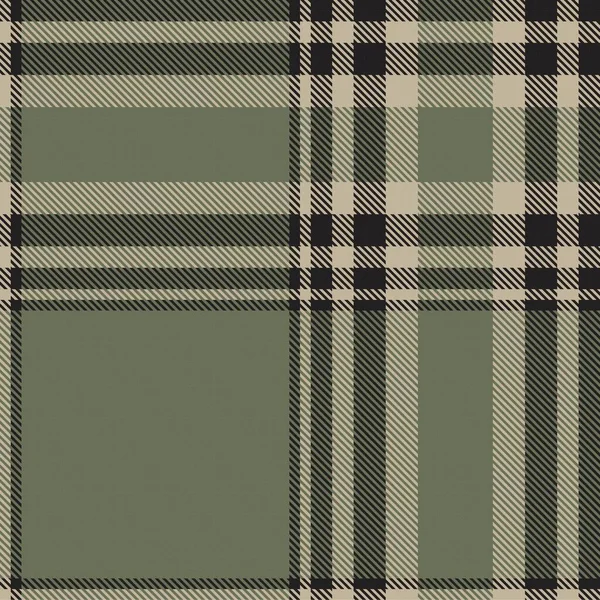 Green Glen Plaid Textuur Naadloos Patroon Geschikt Voor Mode Textiel — Stockvector