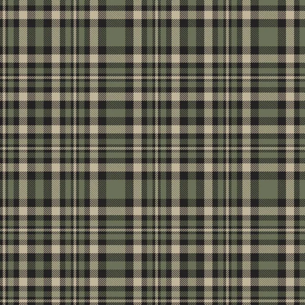 Green Glen Plaid Textuur Naadloos Patroon Geschikt Voor Mode Textiel — Stockvector