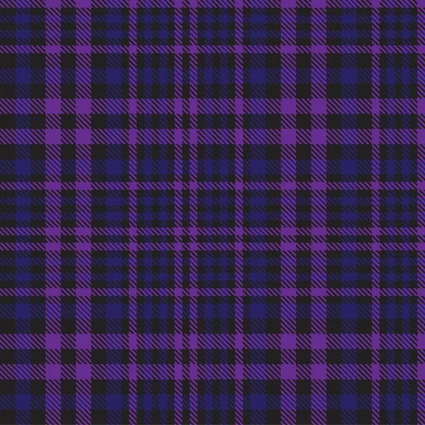 Purple Glen Plaid Textuur Naadloos Patroon Geschikt Voor Mode Textiel — Stockvector