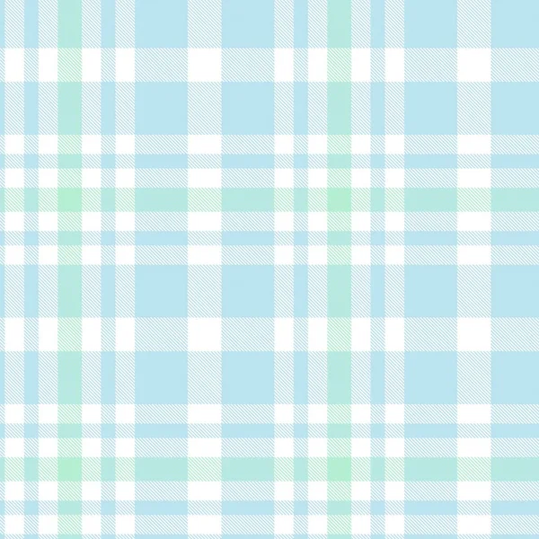 Sky Blue Glen Plaid Textured Seamless Pattern Suitable Fashion Textiles — Stock Vector