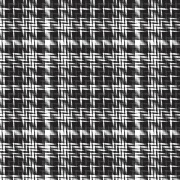 Siyah ve Beyaz Glen Ekose desenli, moda tekstil ve grafikleri için uygun.