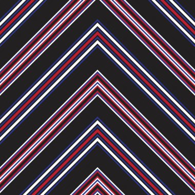 Moda tekstil ve grafikleri için uygun kırmızı Chevron köşegen çizgili dikişsiz arkaplan