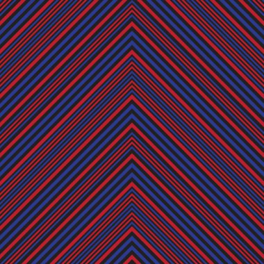 Moda tekstili ve grafikleri için uygun kırmızı ve mavi köşegen çizgili, dikişsiz arkaplan