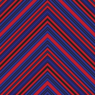 Moda tekstili ve grafikleri için uygun kırmızı ve mavi köşegen çizgili, dikişsiz arkaplan
