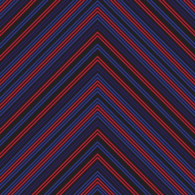 Moda tekstili ve grafikleri için uygun kırmızı ve mavi köşegen çizgili, dikişsiz arkaplan