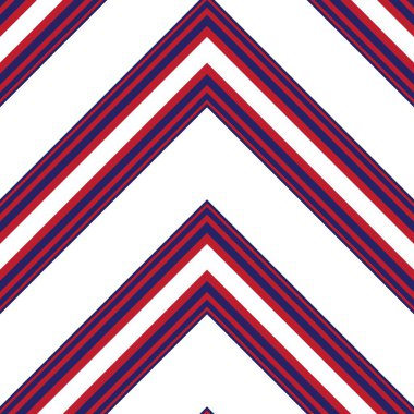 Moda tekstili ve grafikleri için uygun kırmızı ve mavi köşegen çizgili, dikişsiz arkaplan