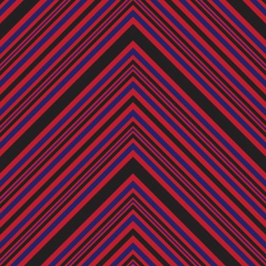 Moda tekstili ve grafikleri için uygun kırmızı ve mavi köşegen çizgili, dikişsiz arkaplan