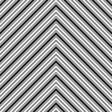 Siyah ve beyaz Chevron köşegen çizgili desensiz arka plan moda tekstil ve grafikleri için uygun.