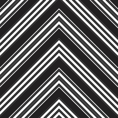 Siyah ve beyaz Chevron köşegen çizgili desensiz arka plan moda tekstil ve grafikleri için uygun.