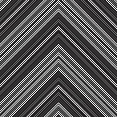 Siyah ve beyaz Chevron köşegen çizgili desensiz arka plan moda tekstil ve grafikleri için uygun.