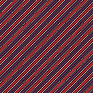 Moda tekstili ve grafikleri için uygun kırmızı ve mavi köşegen çizgili dikişsiz arkaplan