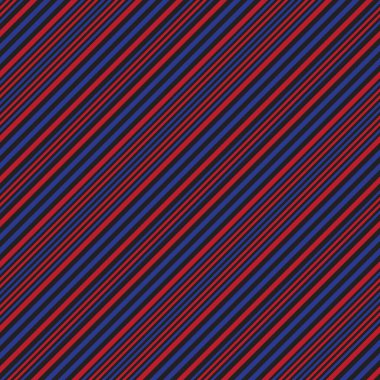 Moda tekstili ve grafikleri için uygun kırmızı ve mavi köşegen çizgili dikişsiz arkaplan