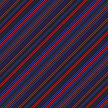 Moda tekstili ve grafikleri için uygun kırmızı ve mavi köşegen çizgili dikişsiz arkaplan