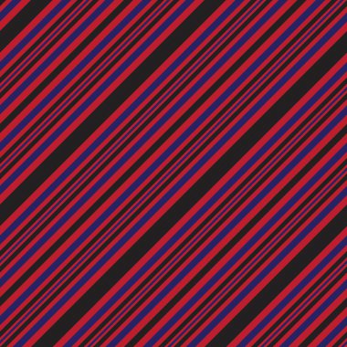 Moda tekstili ve grafikleri için uygun kırmızı ve mavi köşegen çizgili dikişsiz arkaplan