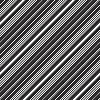 Moda tekstili ve grafikleri için uygun siyah ve beyaz köşegen çizgili düz desenli arkaplan