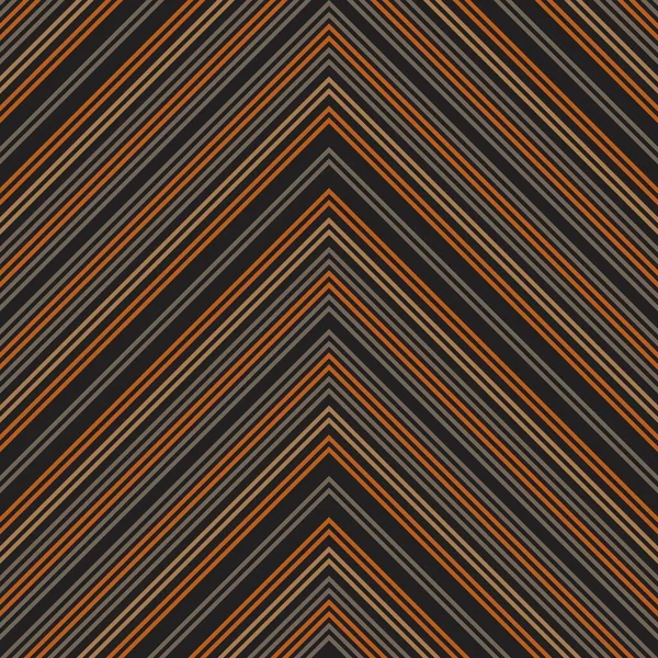 オレンジ色のシェブロンの斜めの縞模様のシームレスなパターンの背景に適したファッション繊維 グラフィック — ストックベクタ