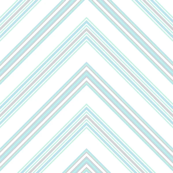 Cielo Azul Chevron Diagonal Rayas Sin Costuras Patrón Fondo Adecuado — Vector de stock