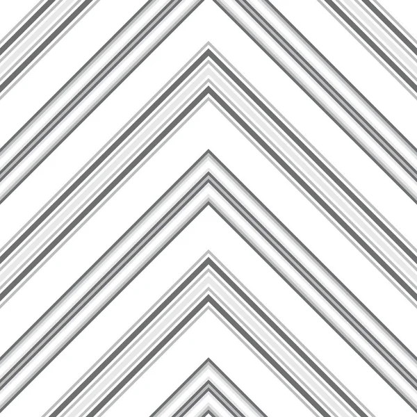 White Chevron Diagonal Striped Seamless Pattern Background Suitable Fashion Textiles — Stock Vector