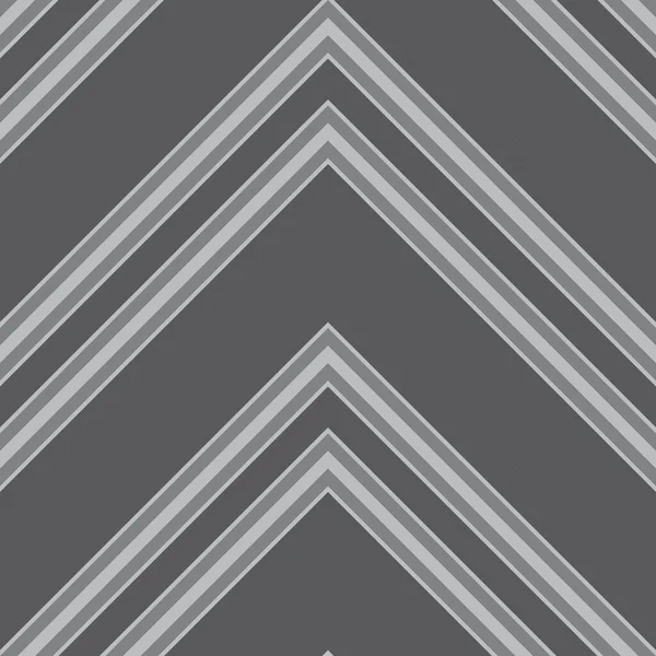 Graue Chevron Diagonal Gestreifte Nahtlose Muster Hintergrund Geeignet Für Modetextilien — Stockvektor