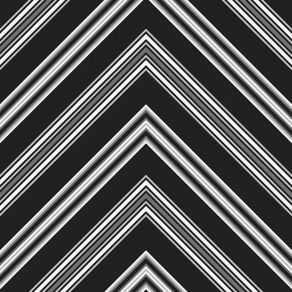 Zwart Wit Chevron Diagonaal Gestreepte Naadloze Patroon Achtergrond Geschikt Voor — Stockvector