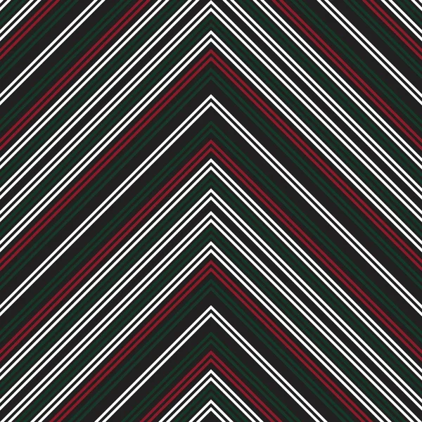 Navidad Chevron Diagonal Rayas Sin Costuras Patrón Fondo Adecuado Para — Vector de stock