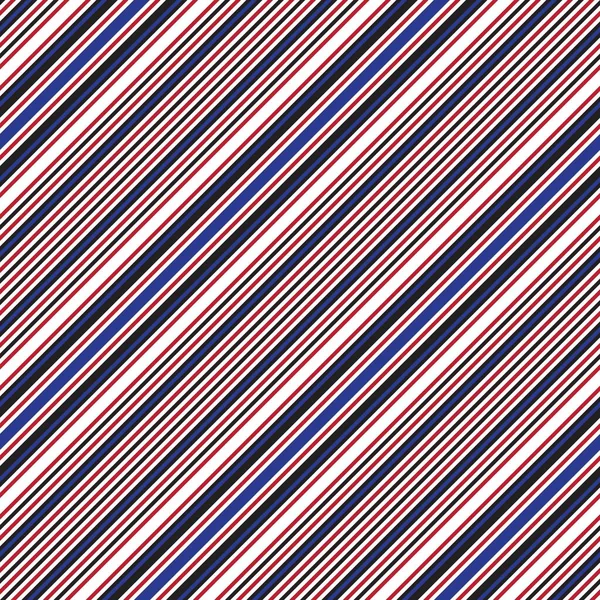 Red Blue Diagonal Striped Seamless Pattern Background Suitable Fashion Textiles — Stock Vector