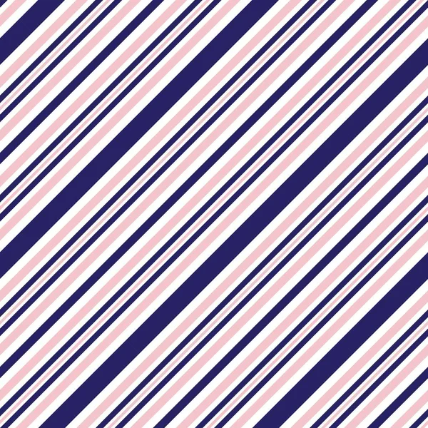 Pink Navy Diagonal Striped Seamless Pattern Background Suitable Fashion Textiles — Stock Vector