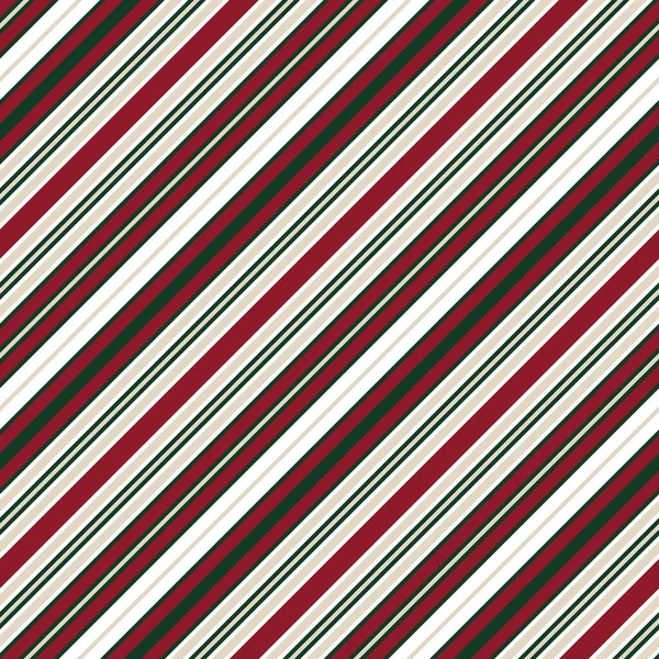 Christmas Diagonal Striped Seamless Pattern Background Suitable Fashion Textiles Graphics — Stock Vector