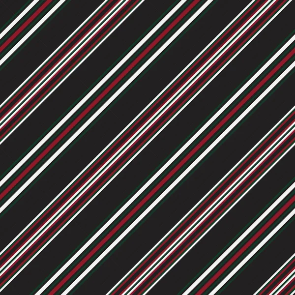 Navidad Diagonal Rayas Sin Costura Patrón Fondo Adecuado Para Textiles — Vector de stock