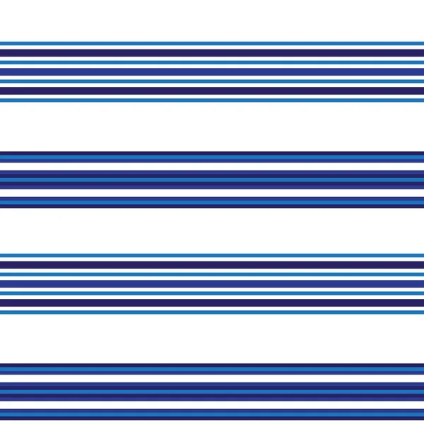 Bleu Horizontal Rayé Fond Motif Sans Couture Adapté Pour Les — Image vectorielle