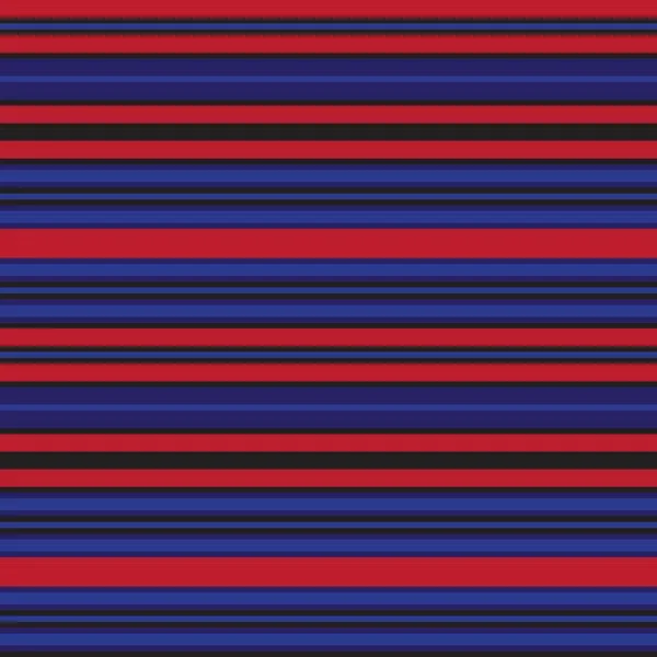 Red Blue Horizontal Striped Seamless Pattern Background 그래픽 — 스톡 벡터