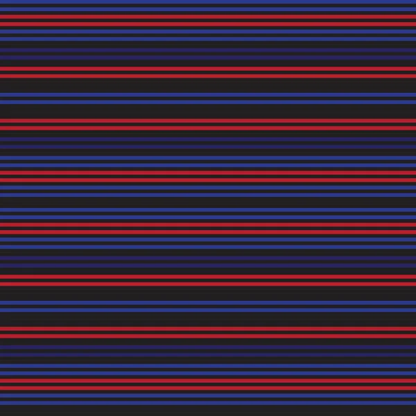 Red Blue Horizontal Striped Seamless Pattern Background Suitable Fashion Textiles — Stock Vector