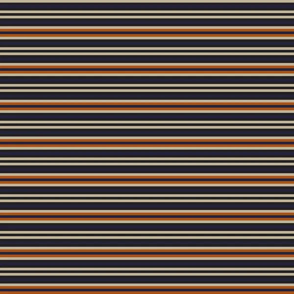 Orange Horizontal Striped Seamless Pattern Background 그래픽 — 스톡 벡터