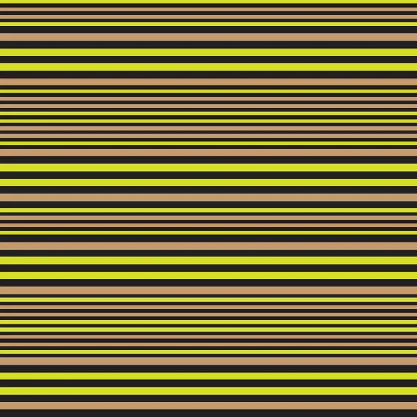 Jaune Fond Motif Sans Couture Rayé Horizontal Adapté Aux Textiles — Image vectorielle